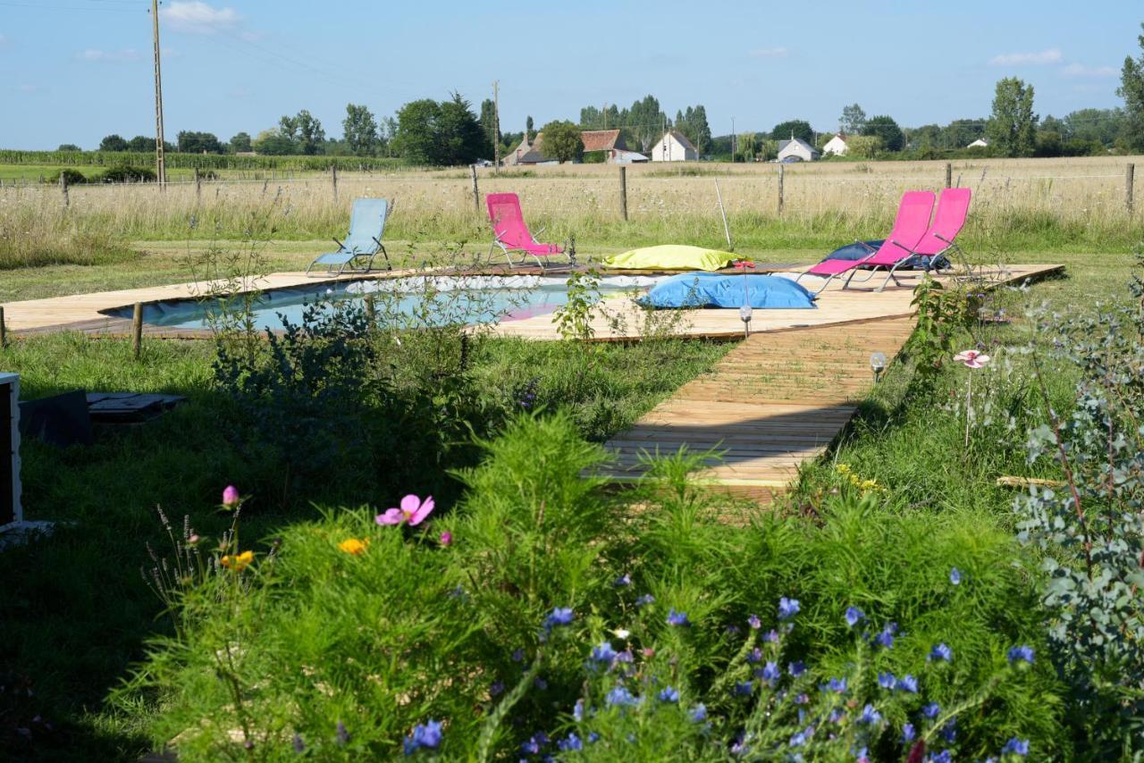 Gite Familial La Tabarderie Courcelles-de-Touraine Buitenkant foto